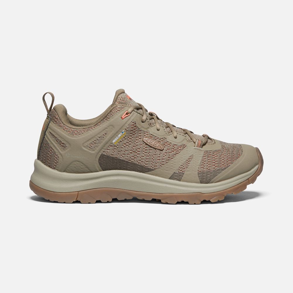 Keen Sneakers Dames Beige/Koraal - Terradora Ii Waterproof Shoes - 49063-STJK